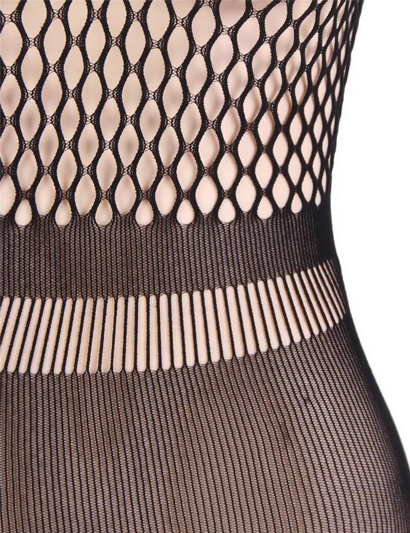 NURO Women's Crochet Mesh Mini Dress Chemise Lace Hollow Out