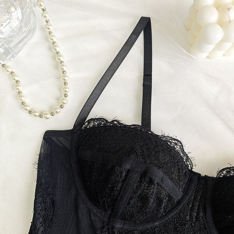 Sexy Push Up Lace Bodysuit One Piece