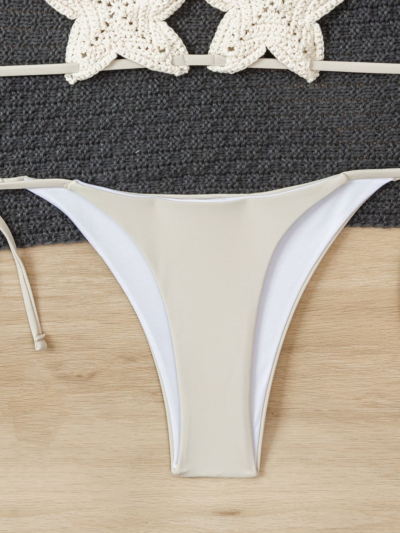 NURO Braided hollow five-pointed star bikini