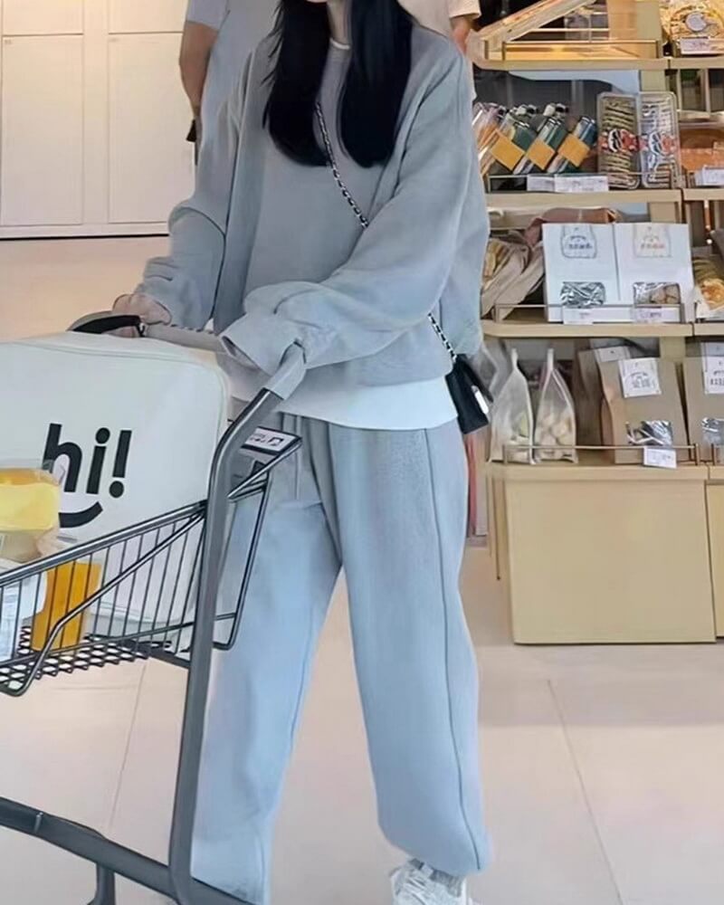 NURO Casual Hoodie and Jogger Set for Women