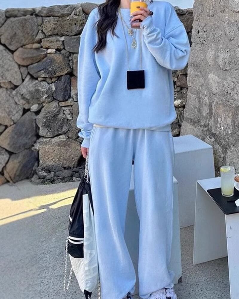NURO Casual Hoodie and Jogger Set for Women