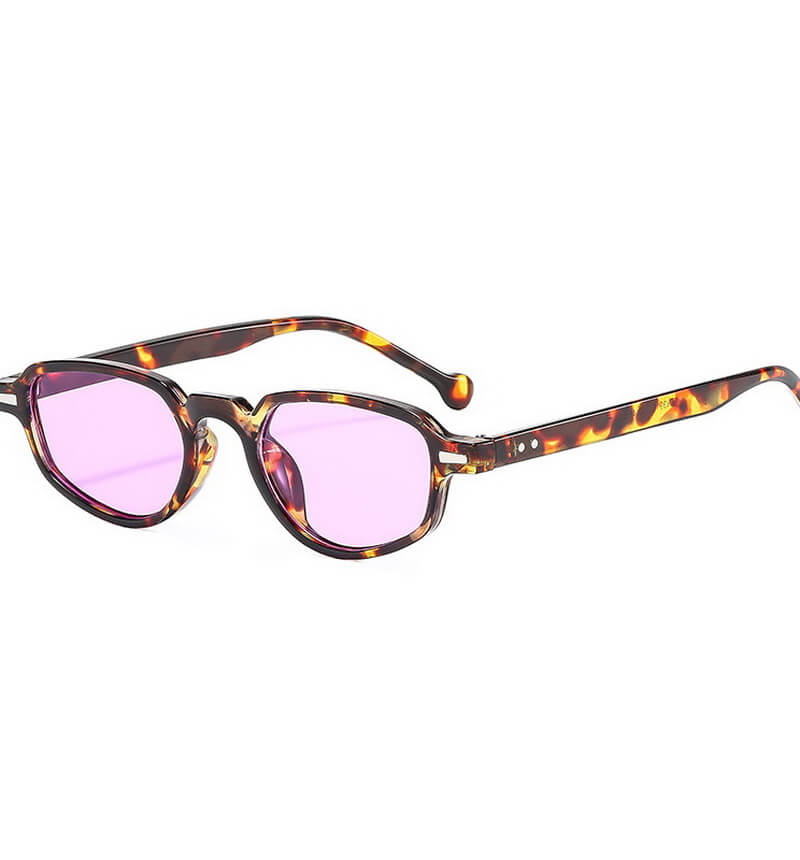 NURO Cat-Eye Square Sunglasses Retro Small Frame UV400 Shades