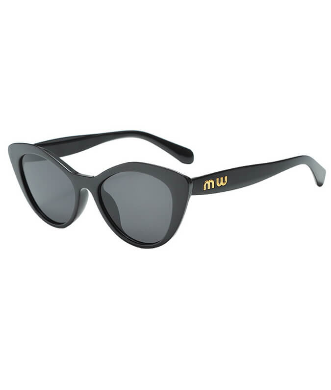 NURO Cat-Eye Sunglasses Leopard Print Frame UV400 Retro Sunglasses