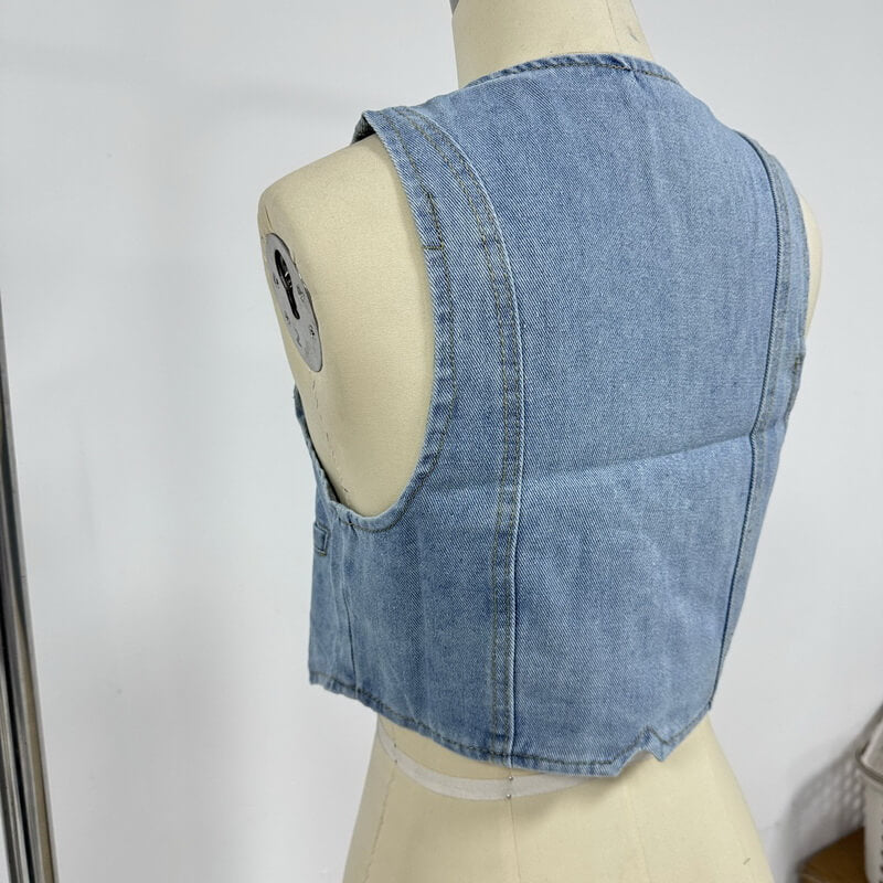 NURO Denim Vest for Women