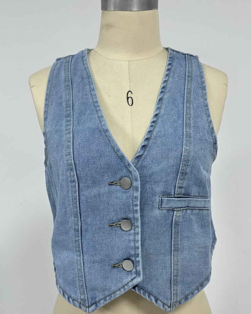 NURO Denim Vest for Women