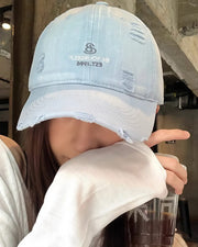 NURO Distressed Embroidered Baseball Cap
