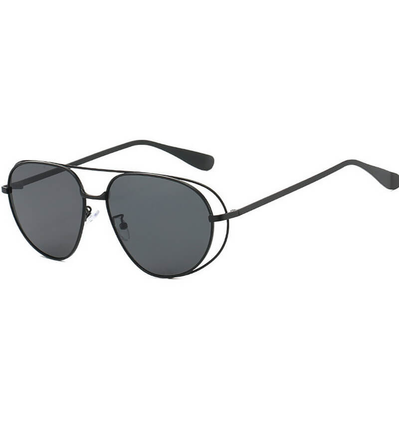 NURO Double Bridge Aviator Sunglasses UV400 Pilot Style Shades