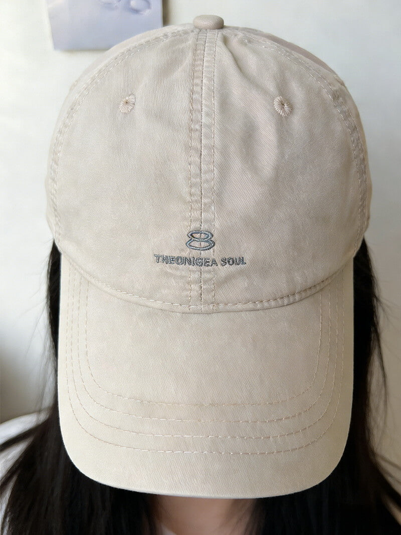 NURO Embroidered Cotton Washed Baseball Cap