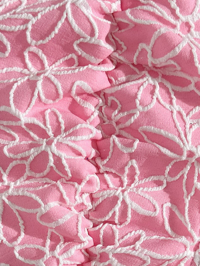 NURO Embroidered Halter Bikini Set