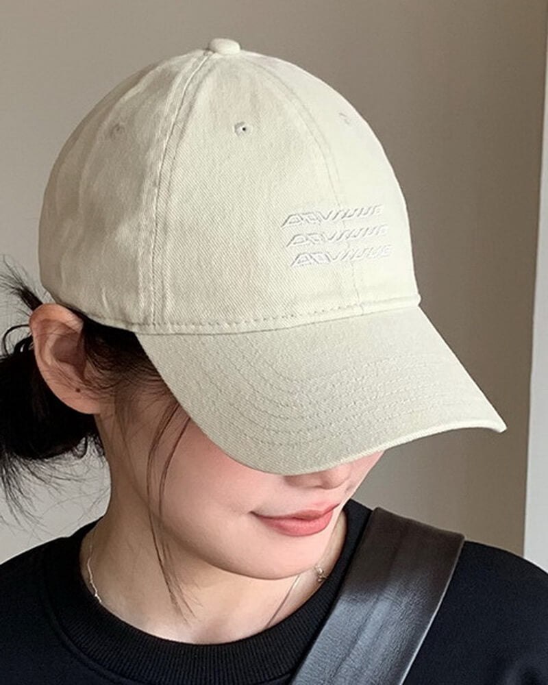 NURO Embroidered Letter Baseball Cap