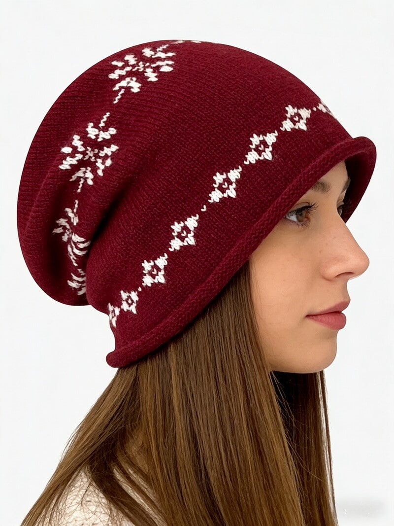 NURO Fair Isle Knit Beanie