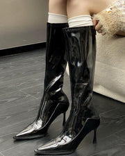 NURO Fishmouth Toe Stiletto Loafer for Women and Men