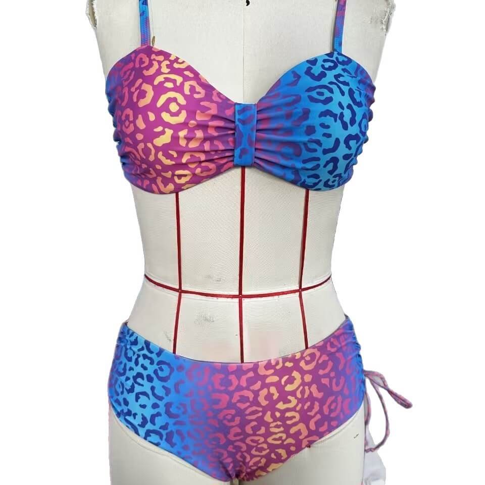 NURO Floral Print Open-Back One-Piece Swimsuit