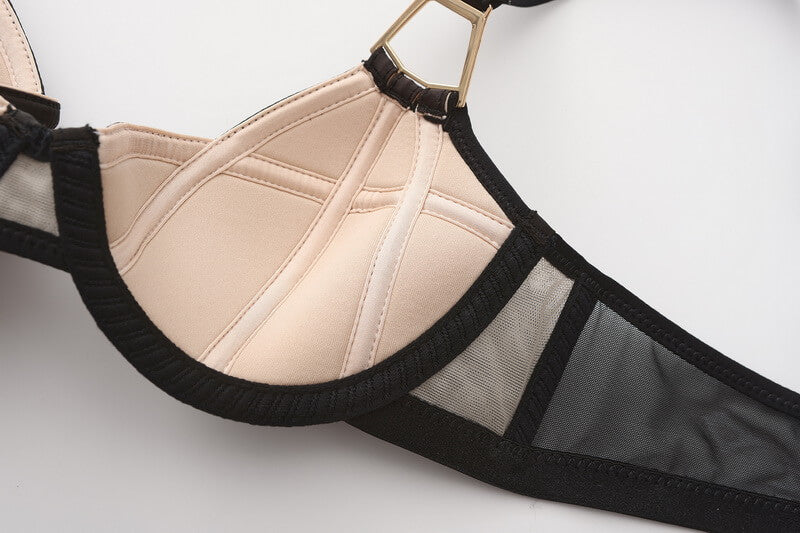 NURO French Style Underwire Minimizer Bra - Smooth Comfort Lift Support