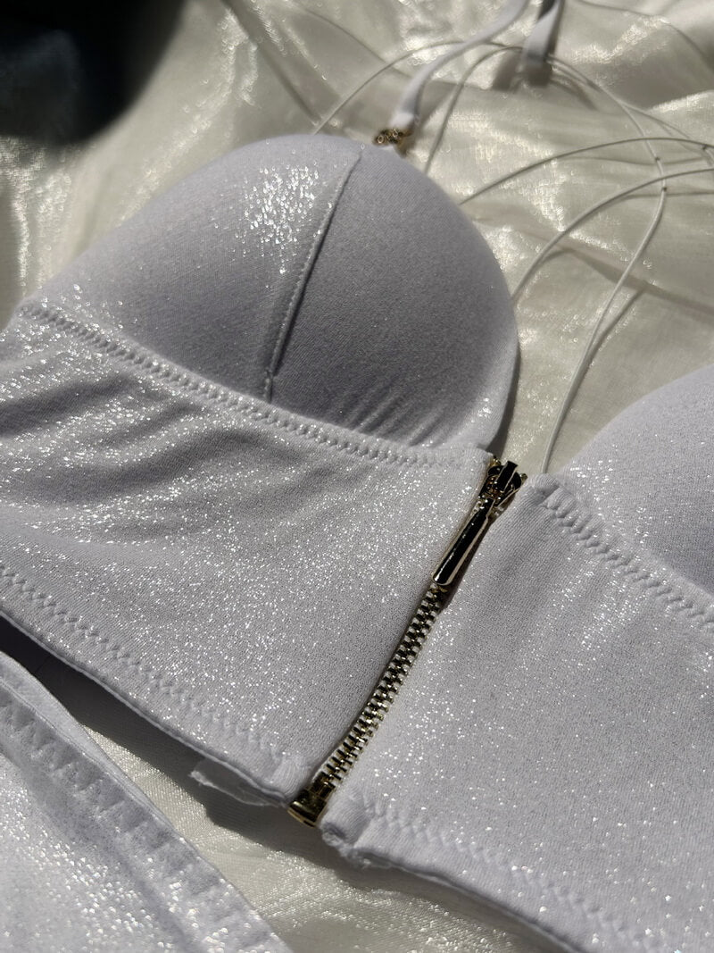 NURO Front Closure Bralette - Seamless Triangle Cup Comfort Bra