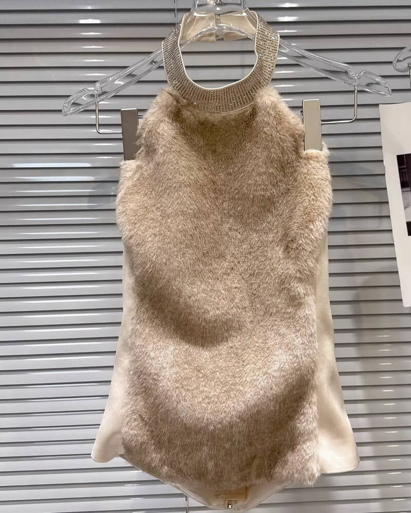 NURO Halterneck Bodycon Mini Dress