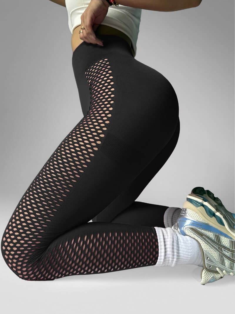 NURO High Waist Compression Pants Tummy Control Yoga Leggings