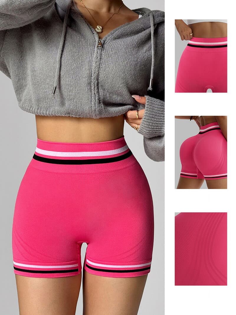 NURO High Waist Compression Shorts Tummy Control Yoga Shorts