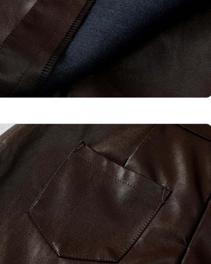 NURO High Waist PU Leather Skort for Women