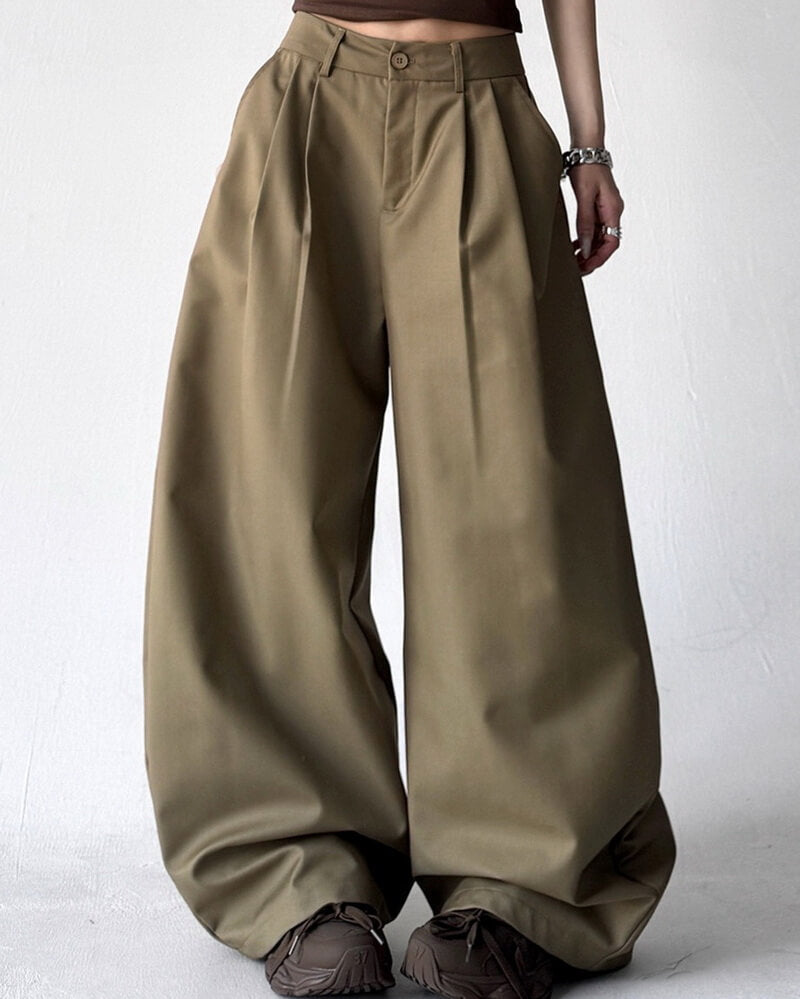 NURO High Waist Wide Leg Pants for Women