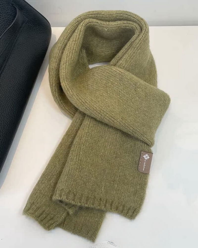 NURO Knit Fringe Scarf