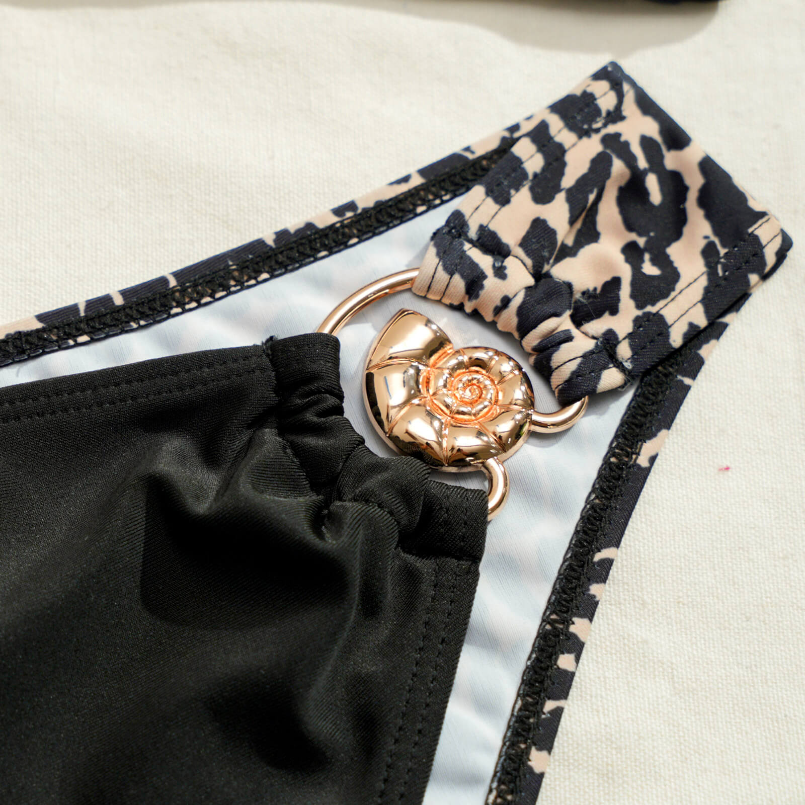 NURO Leopard Print Bikini Set