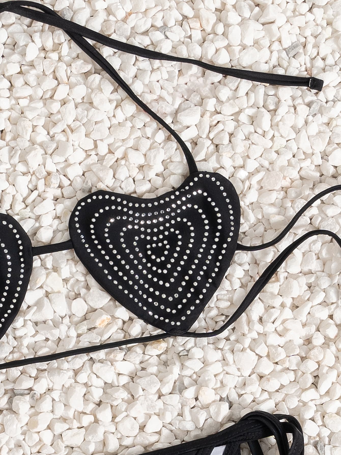 NURO Love hot diamond double back tie bikini