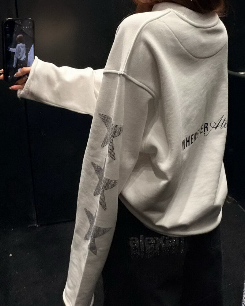 NURO Men's & Women's Casual Loose Fit Geometric 3D Print Long Sleeve Crewneck Sweatshirt