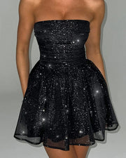 NURO Off Shoulder Sheer Mesh Mini Dress Women's Sexy Backless Bodycon Party Dress