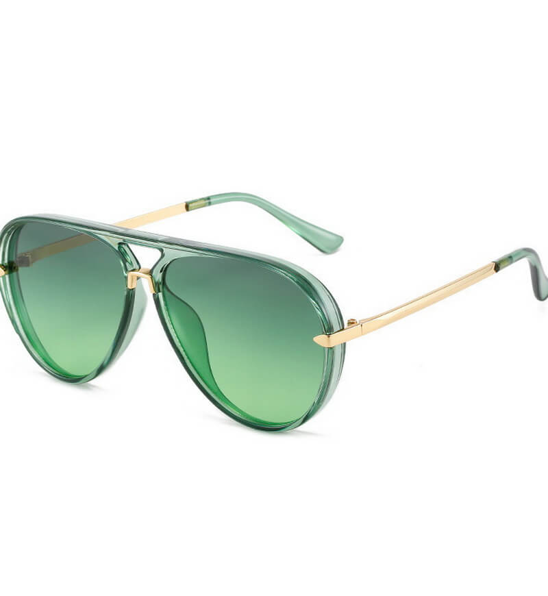 NURO Oversized Aviator Sunglasses Retro Pilot Frame UV400 Shades
