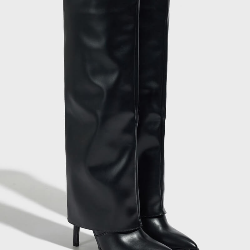 NURO Pointed Toe Over The Knee Boots for Women and Men