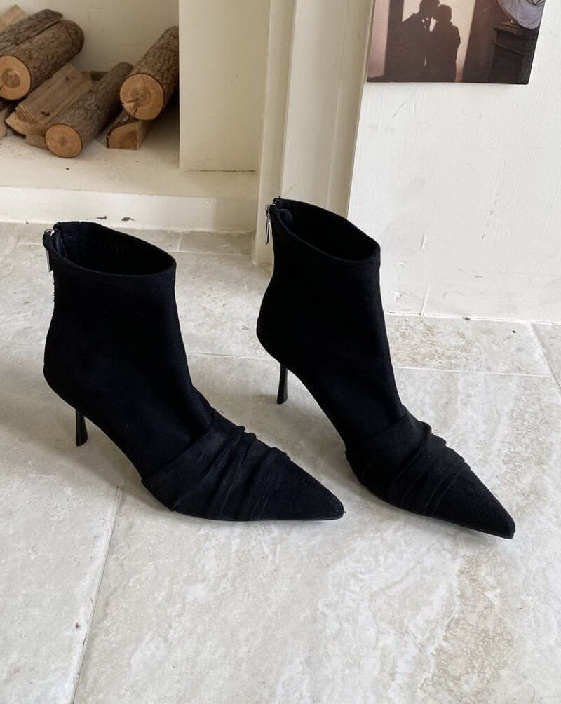 NURO Pointed Toe Stiletto Ankle Boots for Women