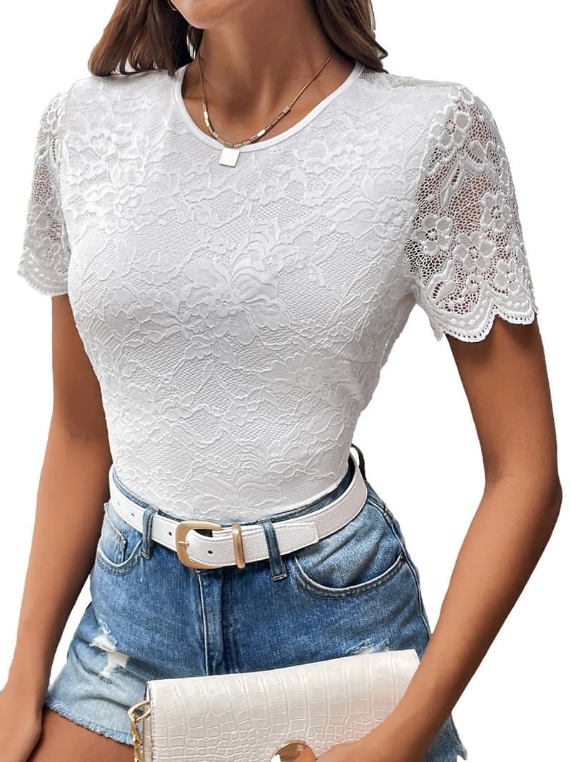 NURO Ribbed Knit Jumpsuit Short Sleeve High Stretch Bodysuit