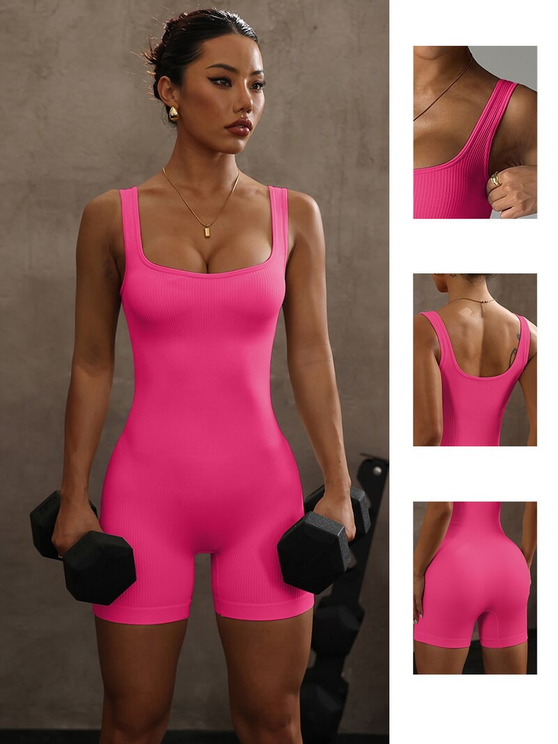 NURO Seamless Yoga Shorts Set