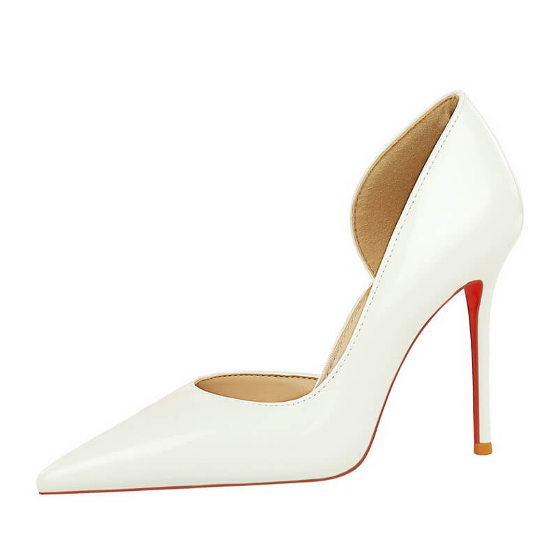 NURO Side-Cutout Stiletto High Heel Pump