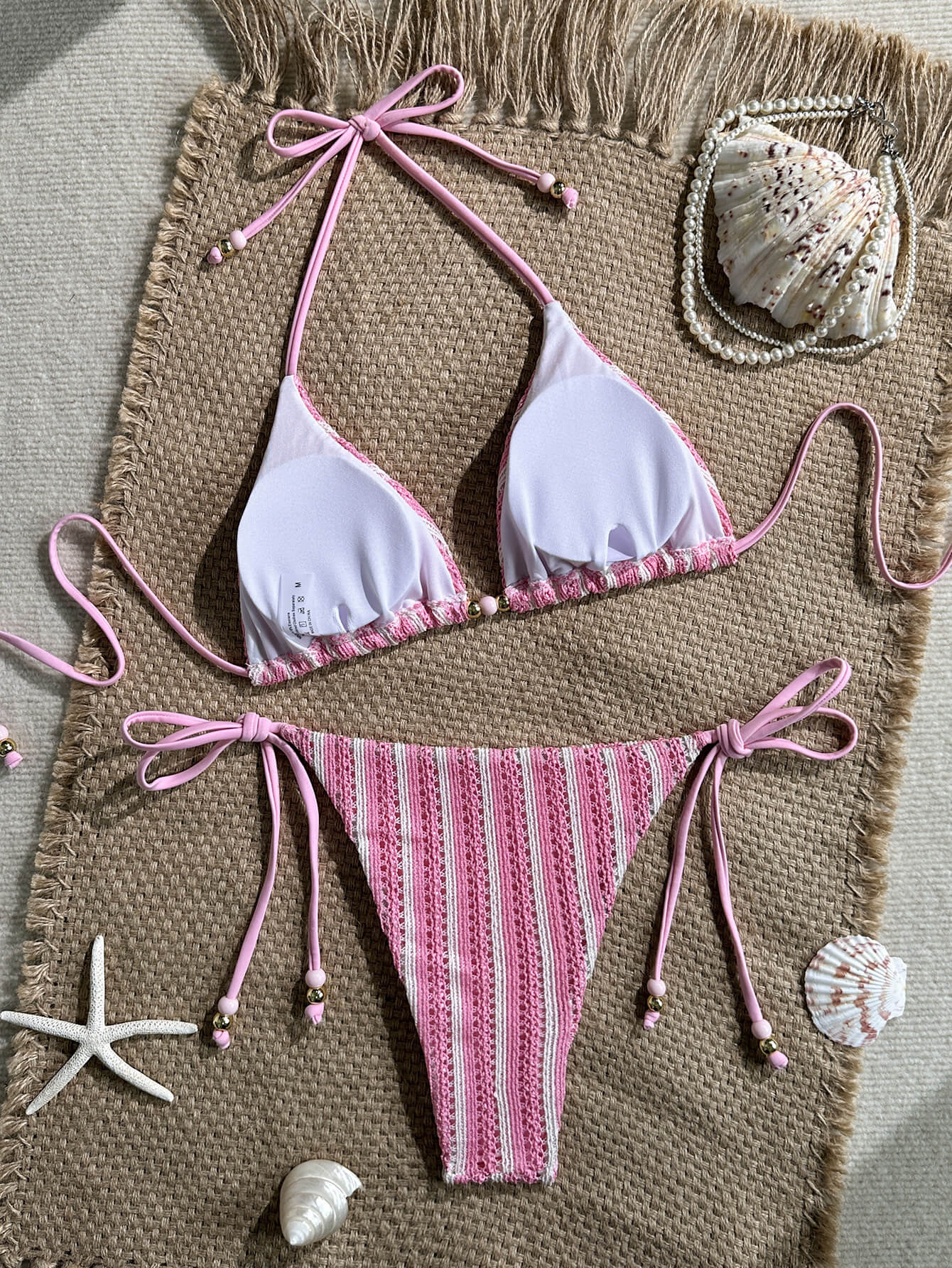 NURO Solid Knit Bikini Set – Fashion Beachwear