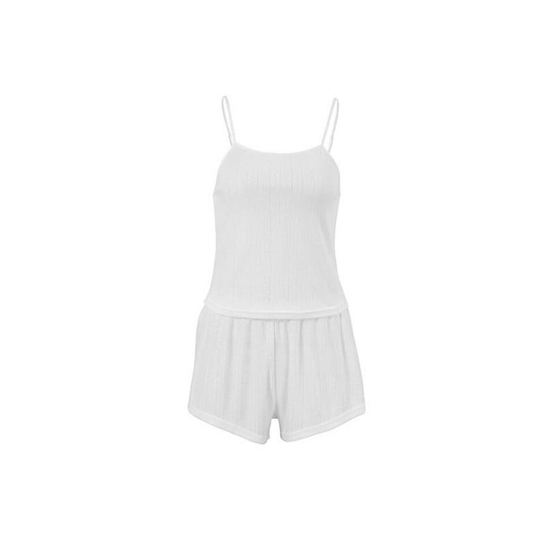 NURO Spaghetti Strap Camisole and Shorts Set Casual Lounge Set