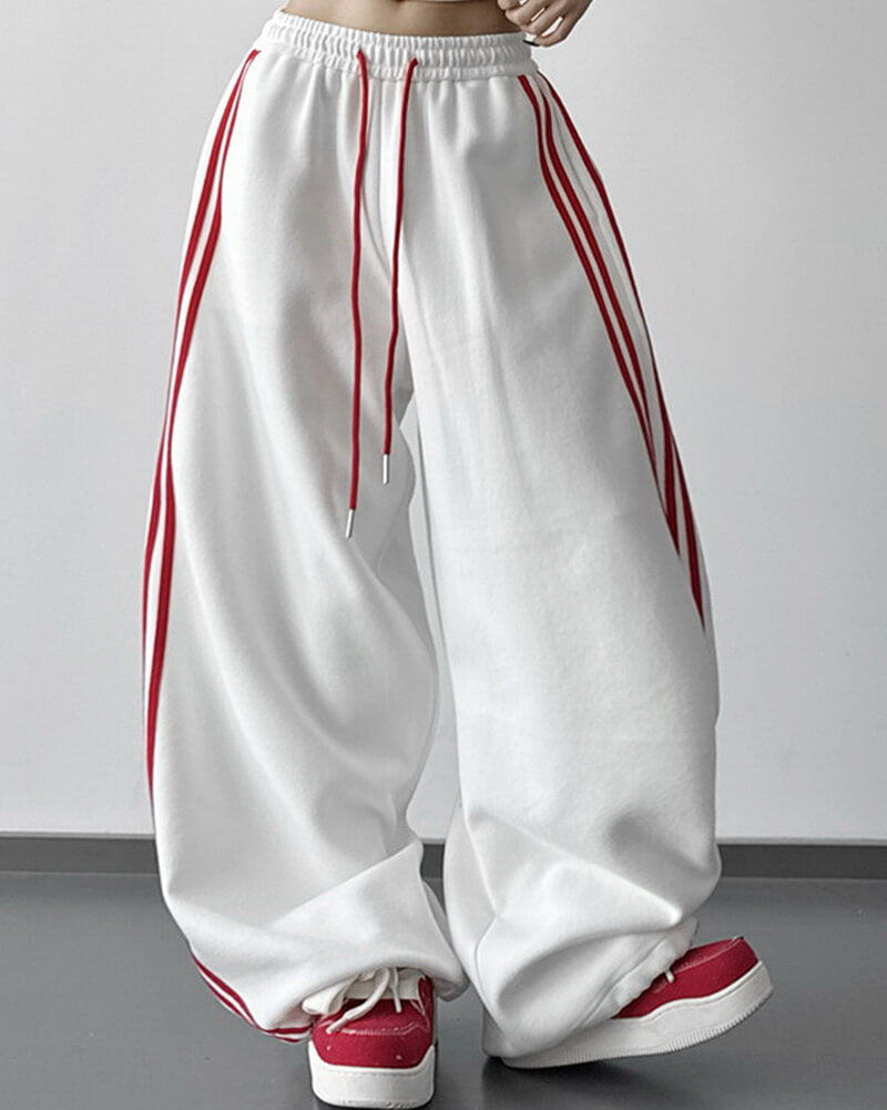 NURO White Wide Leg Pants for Women