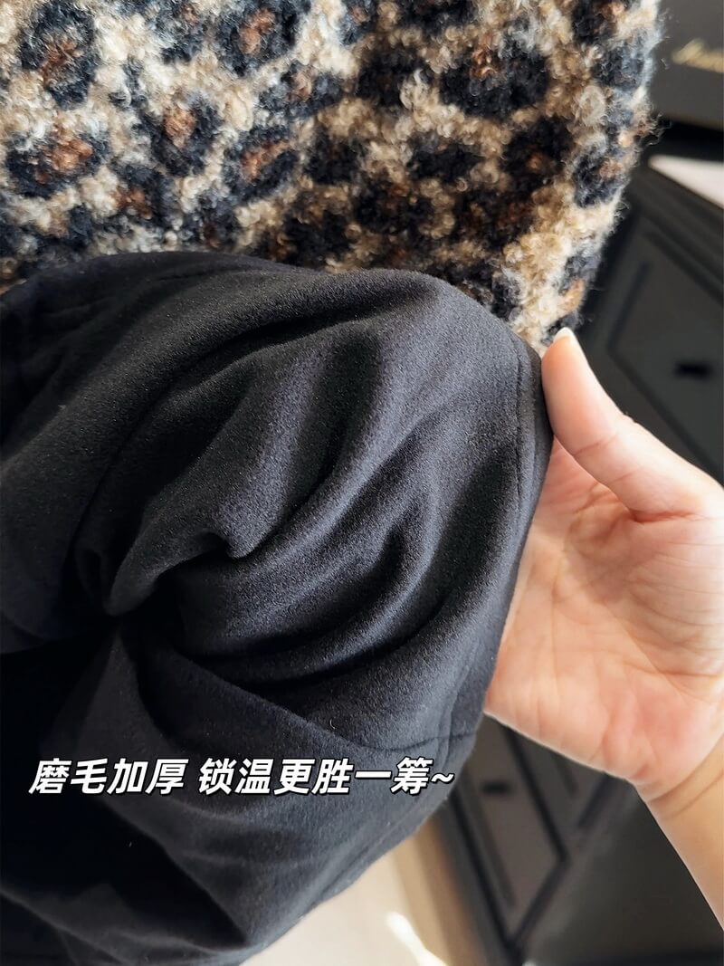 NURO Women's Animal Print Midi Skirt – Elastic Waist A-Line Leopard Skirt