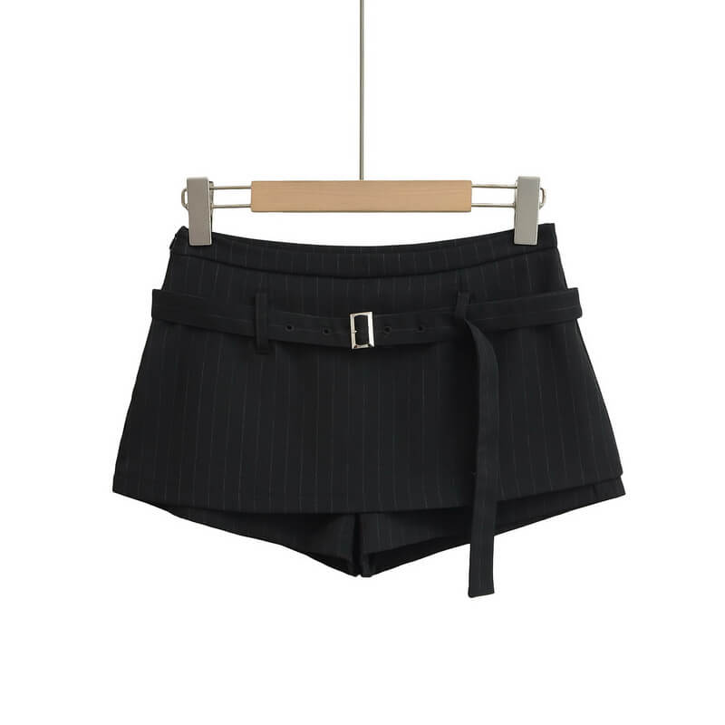 NURO Women's Bodycon Skirt, Layered Striped Hem Pencil Skirt