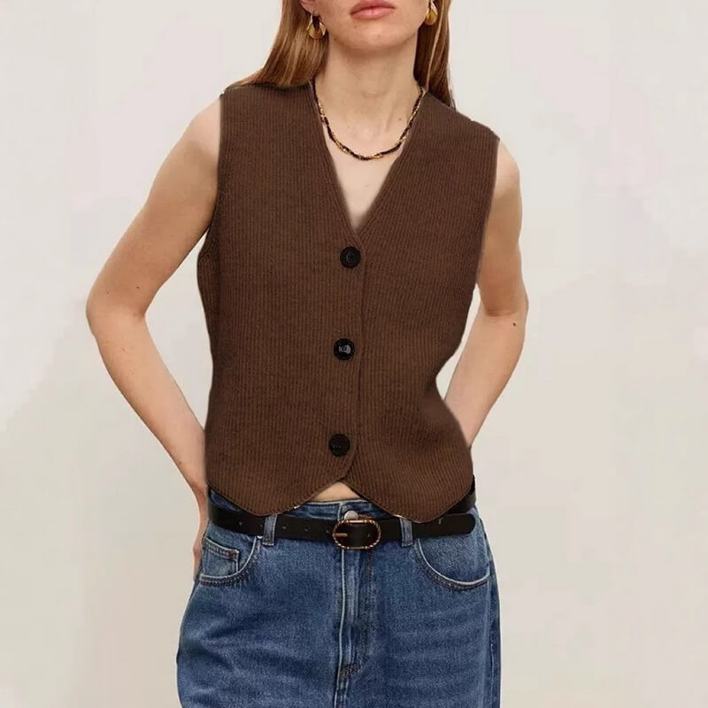 NURO Women's Cardigan Sweater, Long Sleeve V-Neck Open Front Knit Sweater with Three Button Closure