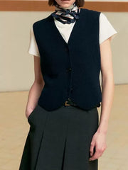 NURO Women's Cardigan Sweater, Long Sleeve V-Neck Open Front Knit Sweater with Three Button Closure