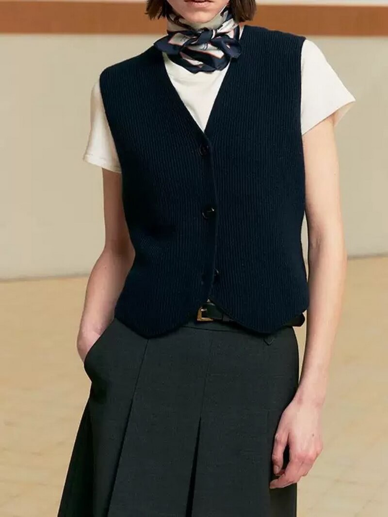 NURO Women's Cardigan Sweater, Long Sleeve V-Neck Open Front Knit Sweater with Three Button Closure