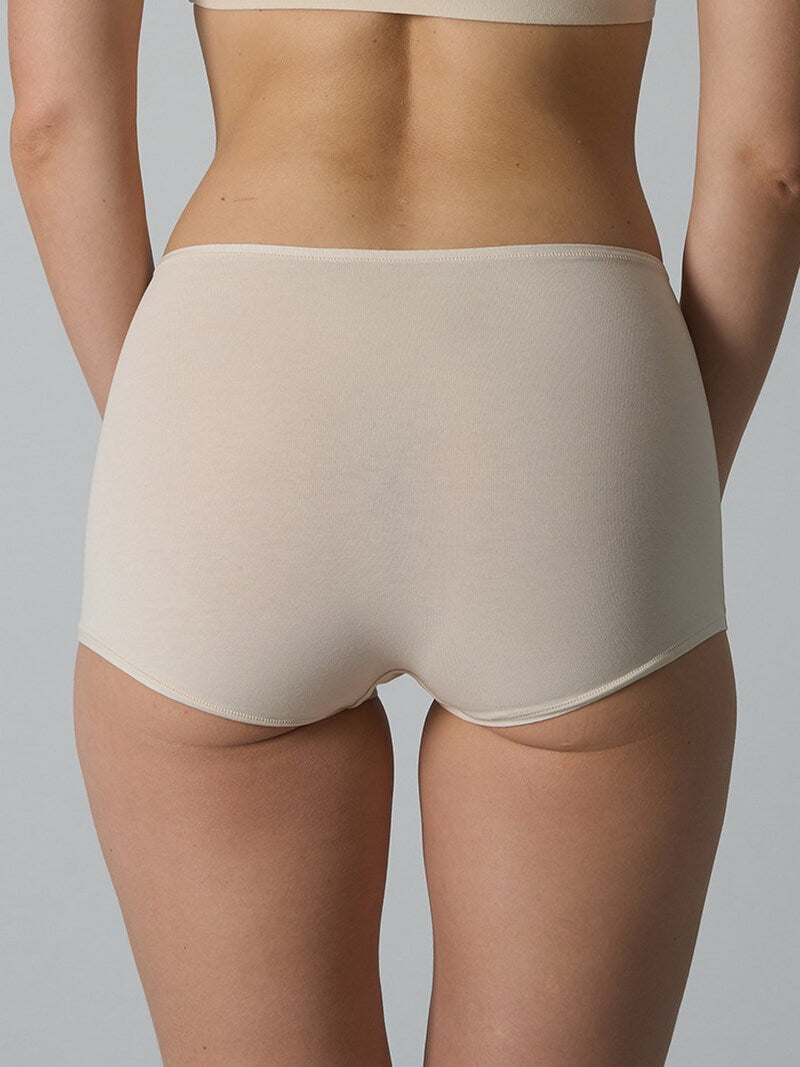 NURO Women's Cotton Boy Short Underwear, Mid-Rise Shaping Panties