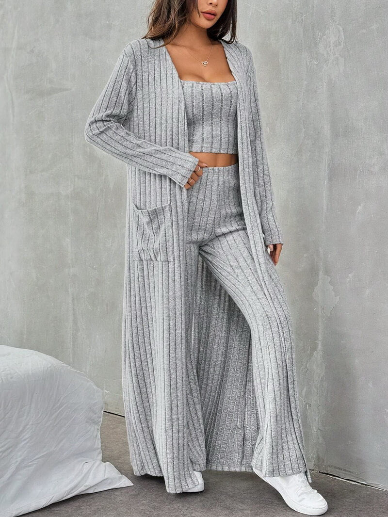 NURO Women's Cozy Long Sleeve Lounge Set