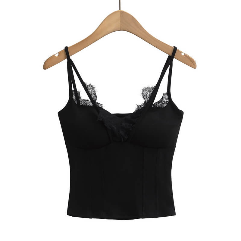 NURO Women's Cropped Sleeveless Top, Ribbed Knit Casual Cami