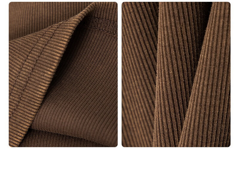 NURO Women's Cross Strap U-Neck Long Sleeve Crop Top with Embroidery Detail