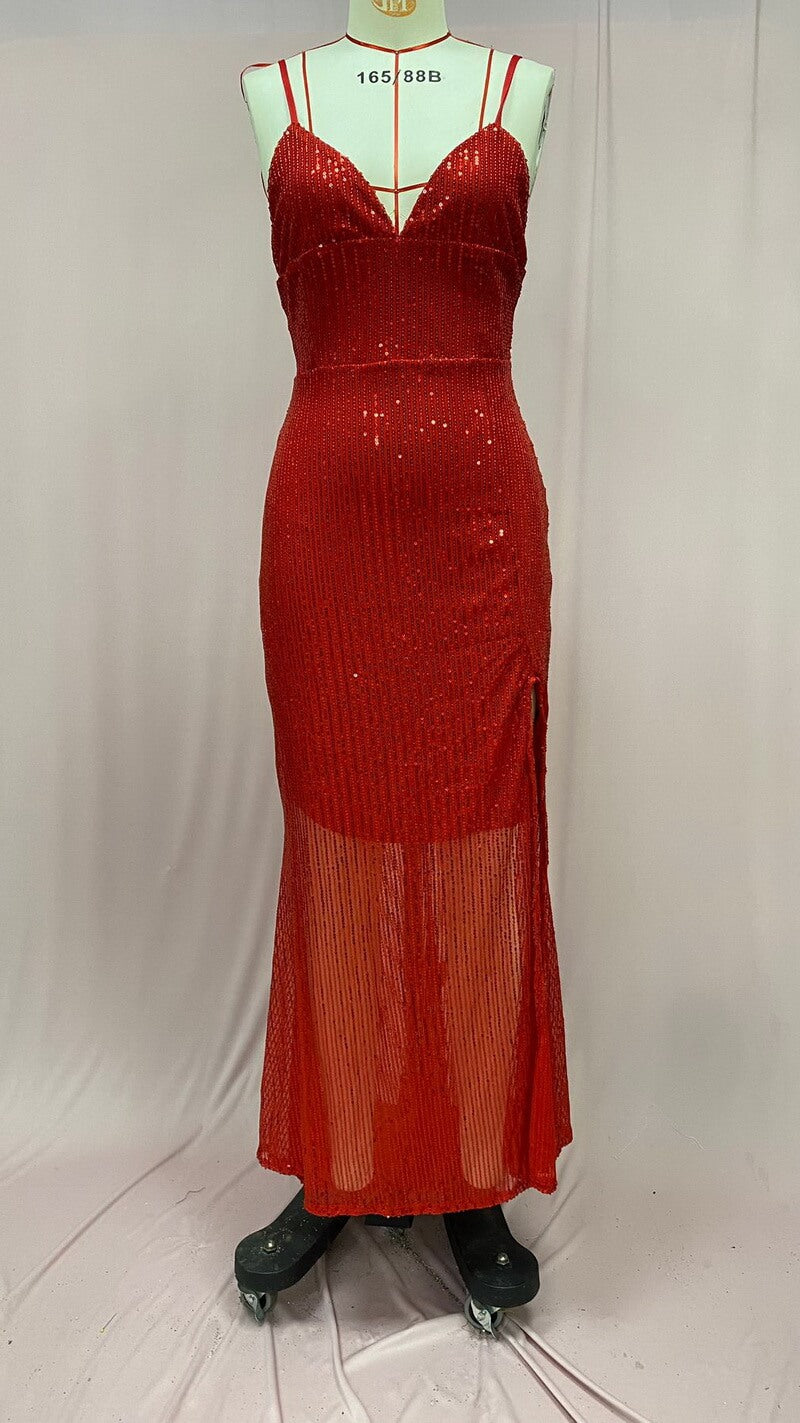 NURO Women's Elegant Off-Shoulder Mermaid Evening Dress with Crystal Rhinestones - Sexy Sleeveless Long Formal Gown for Wedding, Party, Prom