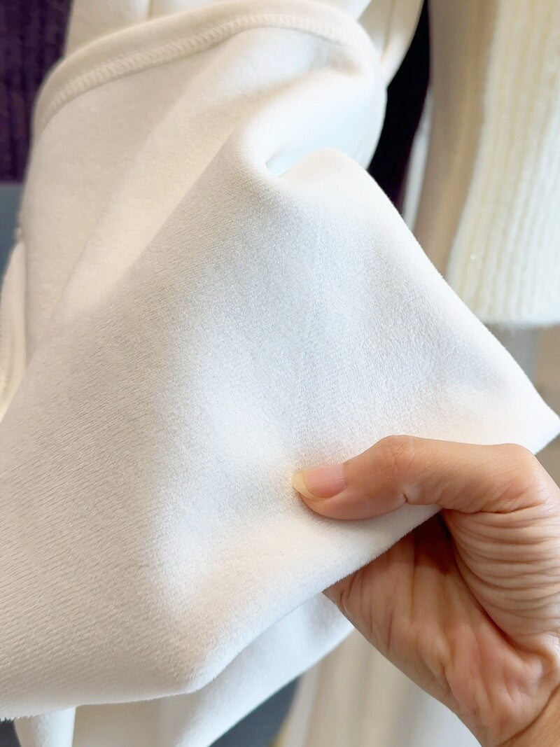 NURO Women's Flare Leg Fleece Pants – High Waist Bootcut Trousers with Drawstring