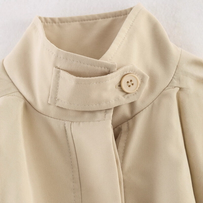 NURO Women's French Retro Puff Sleeve Jacket - Short Cropped Blazer